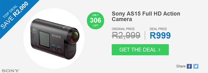 Takealot Daily Deal - Sony Action Cam