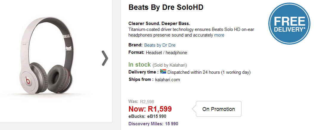 Beats Solo HD white