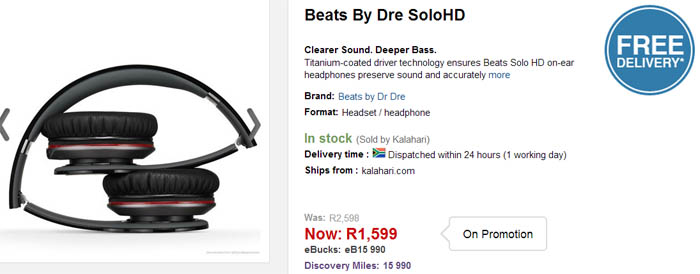 Beats by Dre Solo HD black