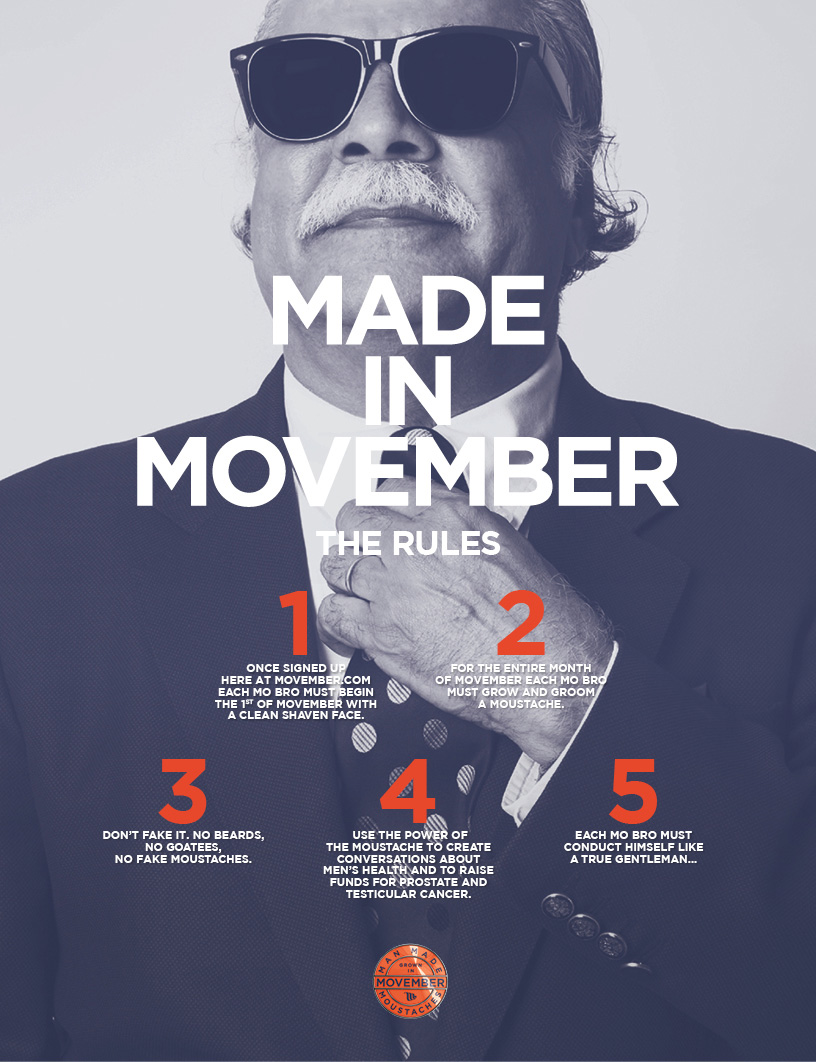 Movember 2014 rules