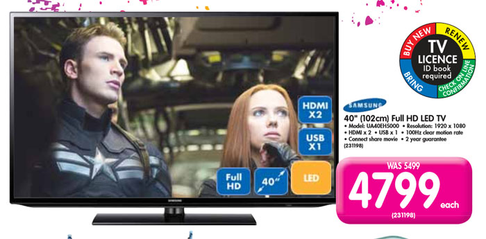 Samsung TV special from Makro