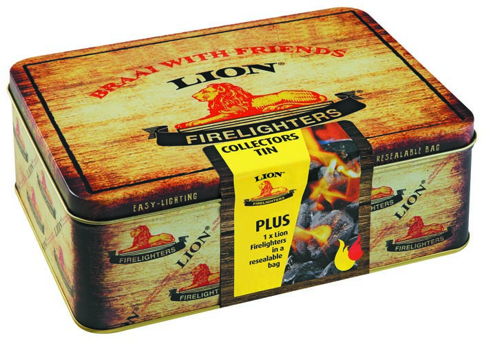 Lion Match collector tin