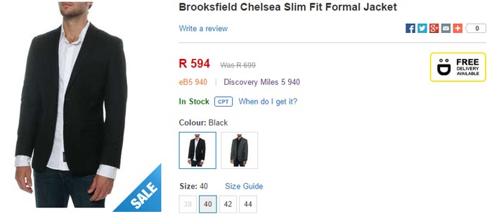 Brookfield jacket special