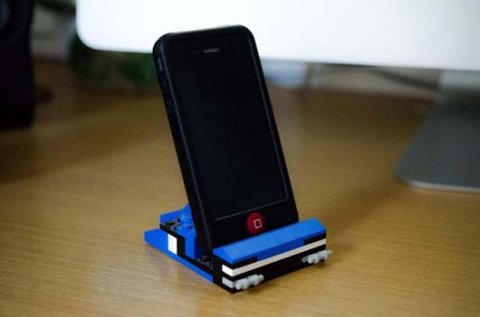Lego phone holder