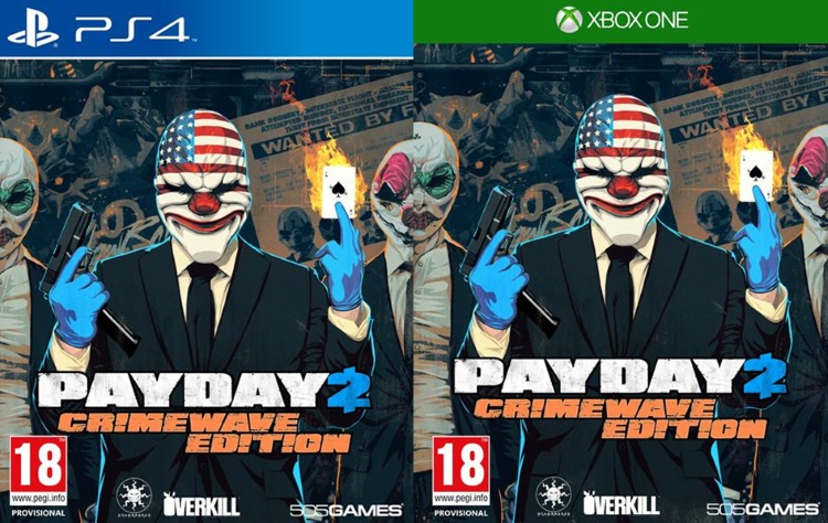 Payday 2: Crimewave Edition is available on PS4 and Xbox One.