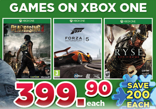 Xbox One BT Games specials