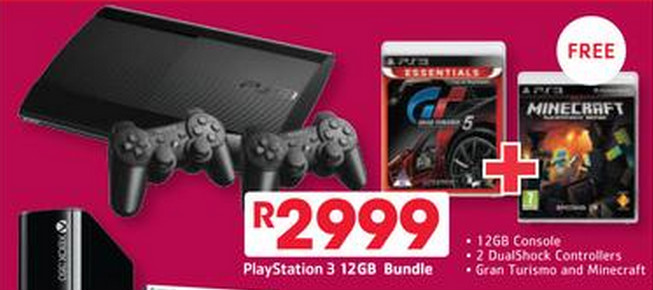 PS3 bundle from Pick n Pay