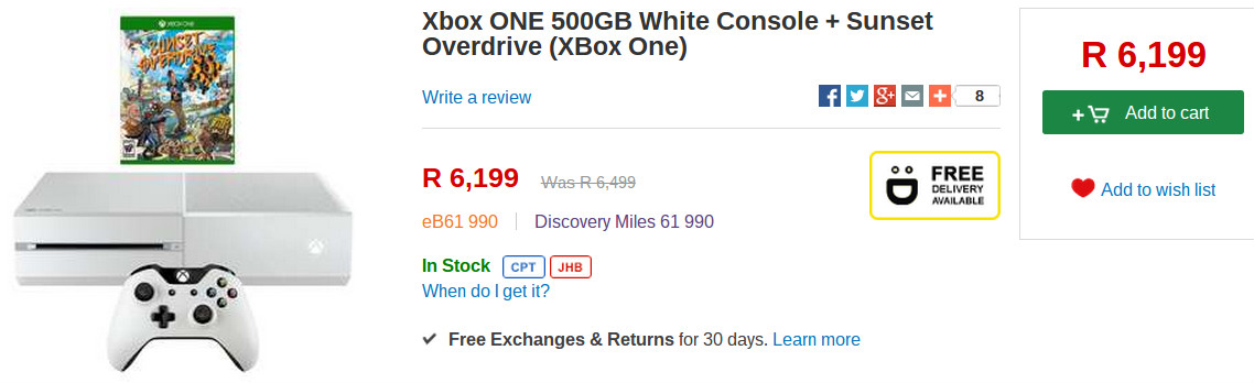 Xbox One special from Takealot