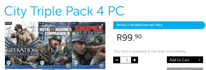 PC game specials CNA