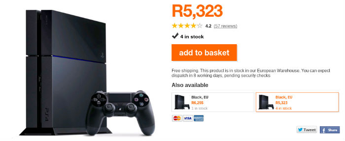 PS4 console Orange