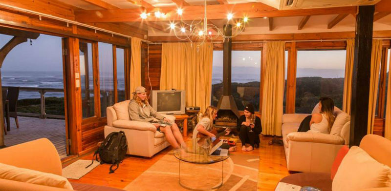 Surf Lodge SA interior