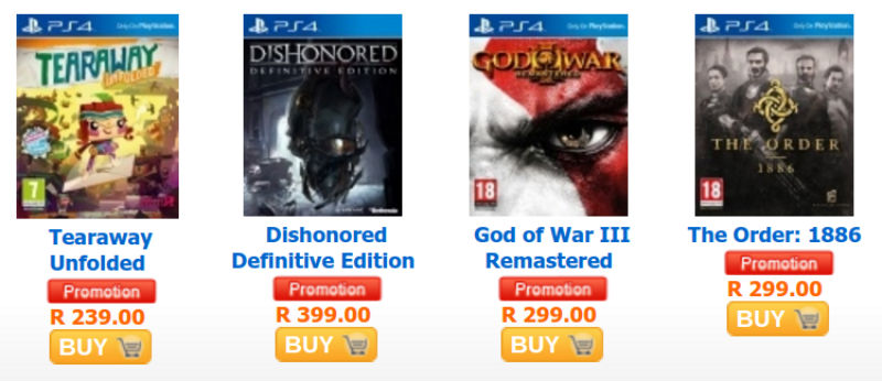 PS4 game specials Animeworx