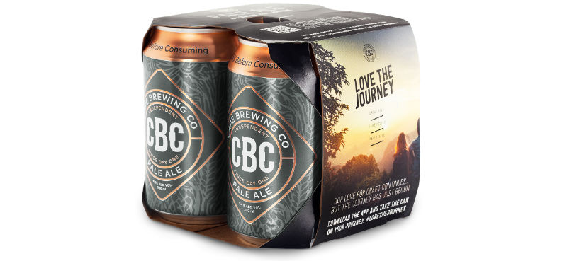 CBC Pale Ale Can Deep edge 4 pack