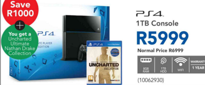 PS4 Unchartted Bundle Incredible