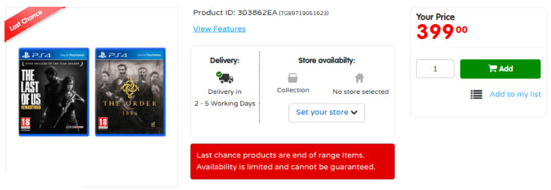 The Order and Last of Us special