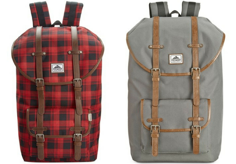 Steve Madden Men's Buffalo Plaid Utility Backpack
