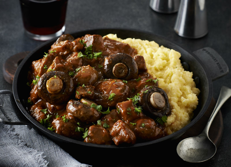 Spicy Beef and Mushroom Stew
