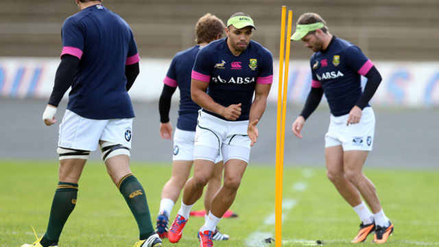 Bryan Habana Springbok training