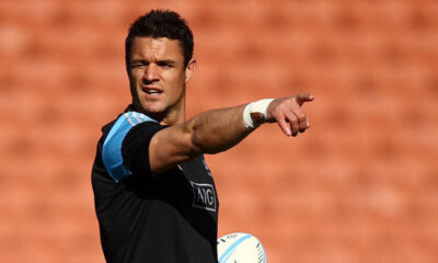 Dan Carter training