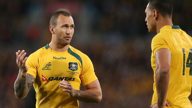 Quade Cooper Israel Folau Wallabies