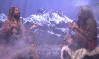 Jared Leto and Jimmy Fallon