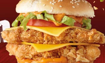 Double Crunch burger