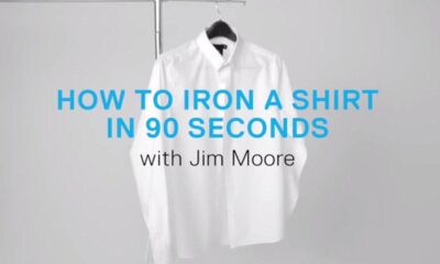 How to iron a shirt in 90 seconds