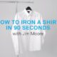 How to iron a shirt in 90 seconds