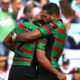 Alex Johnston and Greg Inglis