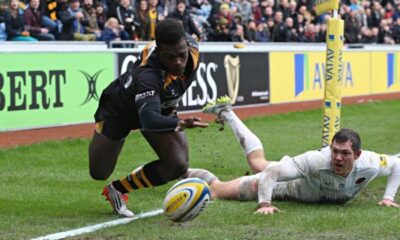 Christian Wade try vs Saracens