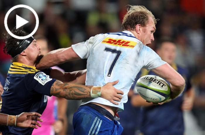 Schalk Burger offload