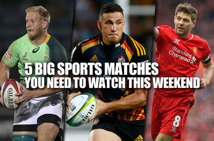 5 big sports matches you need to watch