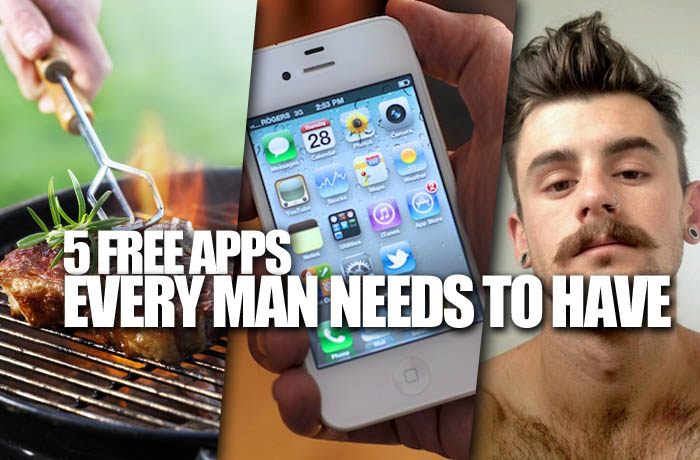 5 free apps every man needs to have