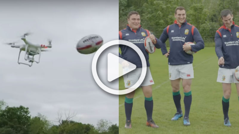 British and Irish Lions drone challenge