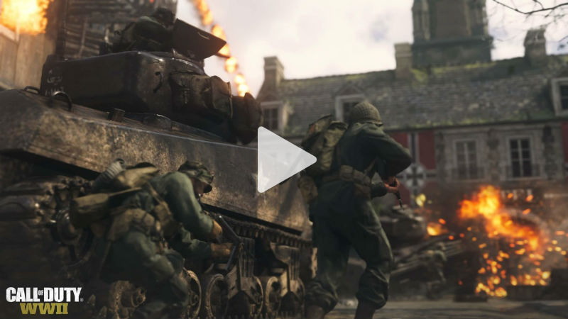 COD WWII multiplayer video