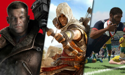 Game releases AC Origins Wolfenstein Rugby 18