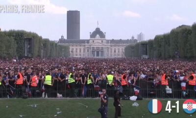 France Paris reaction World Cup