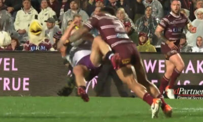 Taufua tackle on Munster